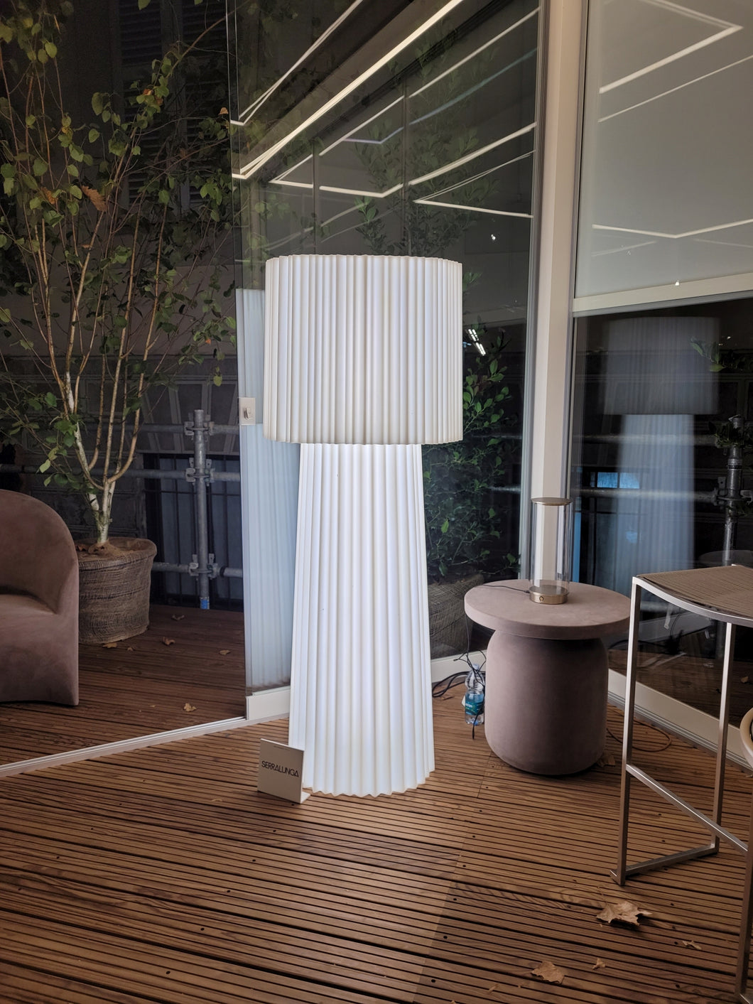 Ruffle Floor Lamp